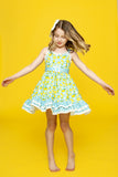 Sour Lemon Dress and Bloomer set