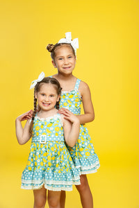 Sour Lemon Dress and Bloomer set