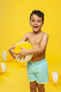 Sour Lemon Swim Trunks