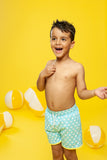 Sour Lemon Swim Trunks