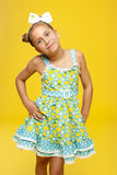 Sour Lemon Dress and Bloomer set