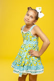 Sour Lemon Dress and Bloomer set