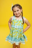 Sour Lemon Dress and Bloomer set