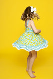 Sour Lemon Dress and Bloomer set