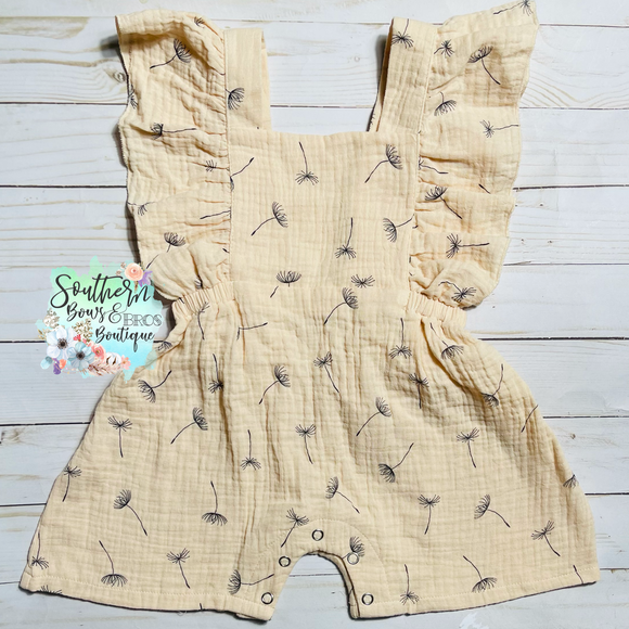 Linen Romper  *RTS*